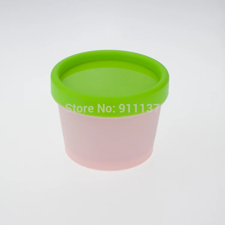 

100pcs cheap round pp empty large plastic jars for cream , wholesale plastic frost pp cosmetic 100 ml jar