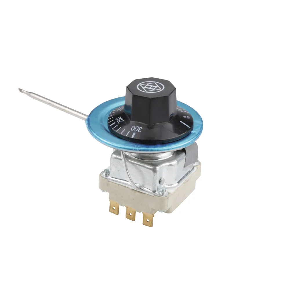 Imagem -02 - Termostato Capilar Normalmente Fechado ac 380v Interruptor de Têmpera Ajustável para Dispensador Quente e Fresco 50300 Centígrados Pés