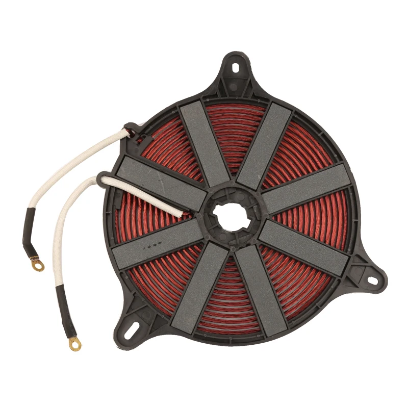 2000W 170mm Heat Coil Enamelled Aluminium Wire Induction Heating Panel Induction Cooker Accessory