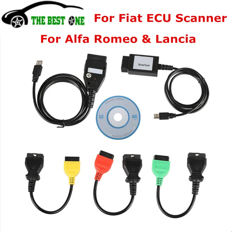 ECU Scan für Fiat, Alfa Romeo & Lancia: Der umfassende Test des Full Version V4.8 Multiecuscan mit 5 Kabeln
