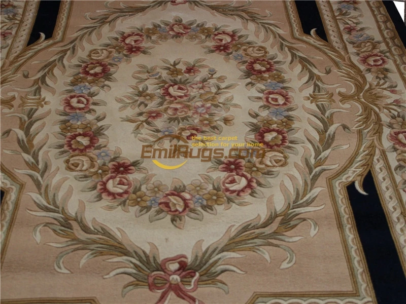 Fine Wool  Oriental Area Rug Knitted Wool Rug Carpet The Plant Design woven floor Rectangularchinese aubusson rug