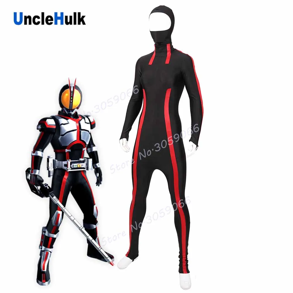 Rider Faiz 555 Subcoat Cosplay Costume - Spandex costume and rubberized fabric stripe | UncleHulk