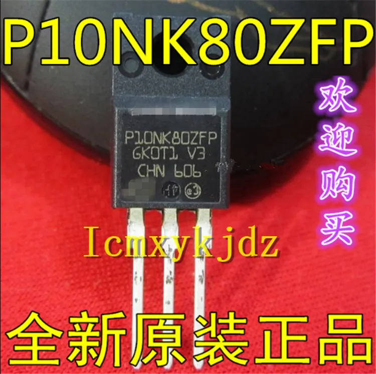 10Pcs/Lot ,  P10NK80ZFP FQPF10N80 10N80 STP10NK80ZFP TO-220F   ,New Oiginal Product New original free shipping fast delivery