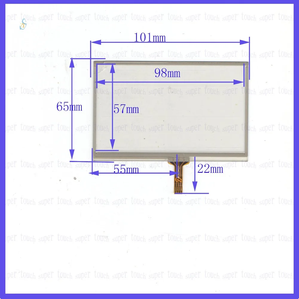 

ZhiYuSun 101*65 4,3 дюйма 4 провода сенсорный экран ширина 101 мм длина 65 мм для gps glasstouch панель это совместимый тип сварки