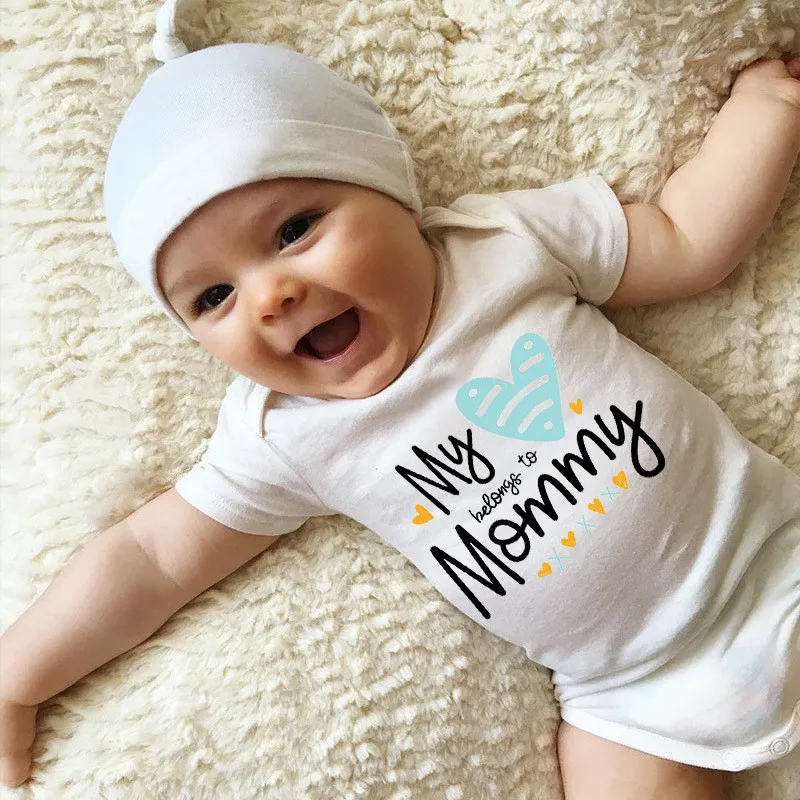 

2020 Summer Cotton New Baby Boys Girls Clothes White Jumpsuit Romper 0-18M Age Infant Toddler Newborn Outfits Baby Bodysuit