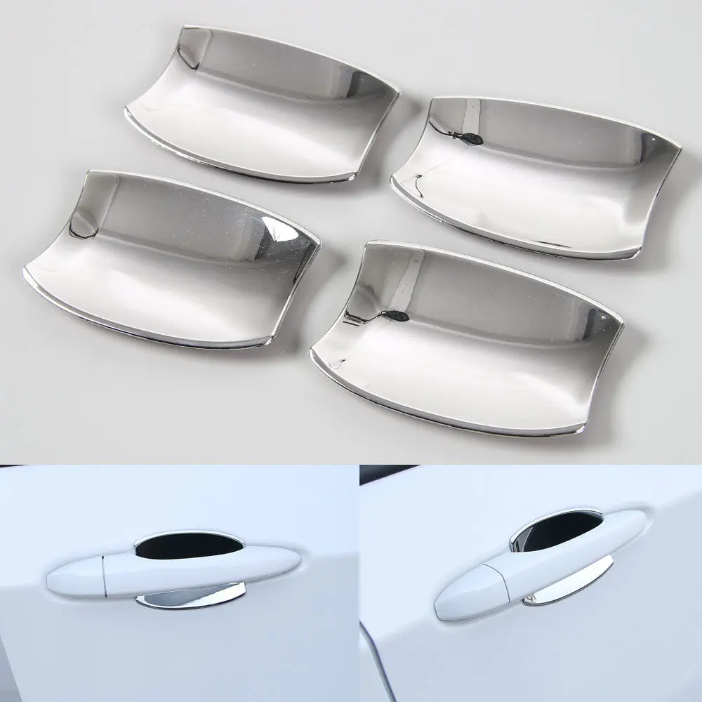 

Накладки на дверную ручку BBQ @ FUKA из АБС-пластика, хромированные накладки для Jeep Compass 2017 +, стильные аксессуары