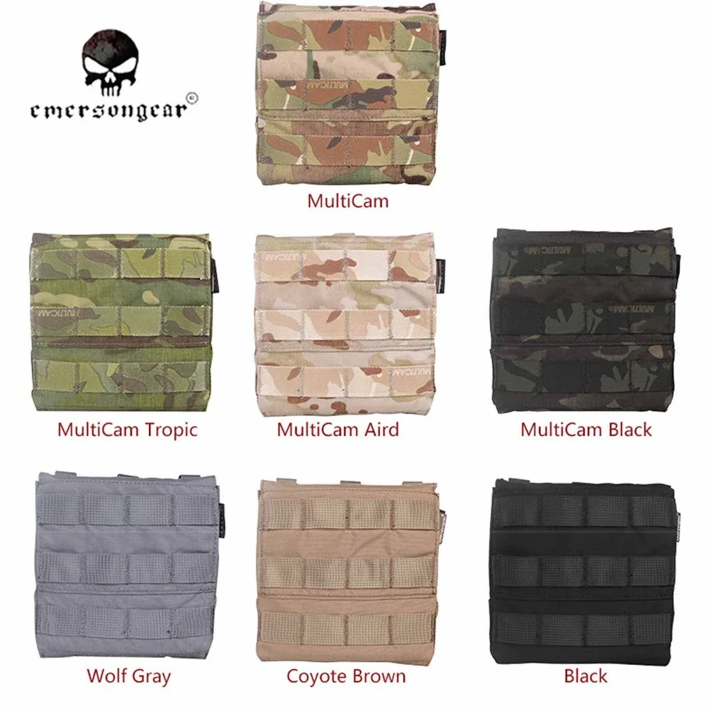 Carrier Set for Tactical AVS, Side Amor Carrier, Airsoft Molle, Combat Pouch EM8329, EM8329