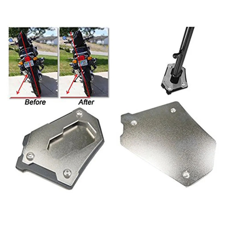 

For BMW R1200GS R1200 GS LC ADV Adventure 2013-2019 R1200GS Rallye 2016-2019 Kickstand Side Kick Stand Pad Plate Base 2018 2019