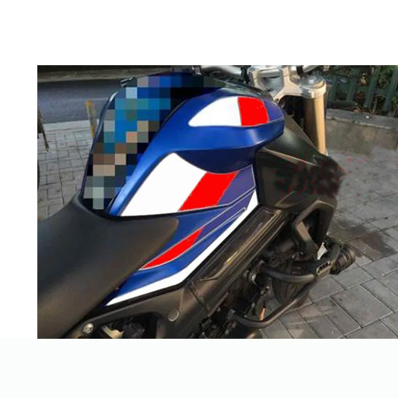 Para F800R f800r pegatina de carenado de carrocería de motocicleta almohadillas de tanque Protector de pegatina de tracción de agarre de rodilla de Gas