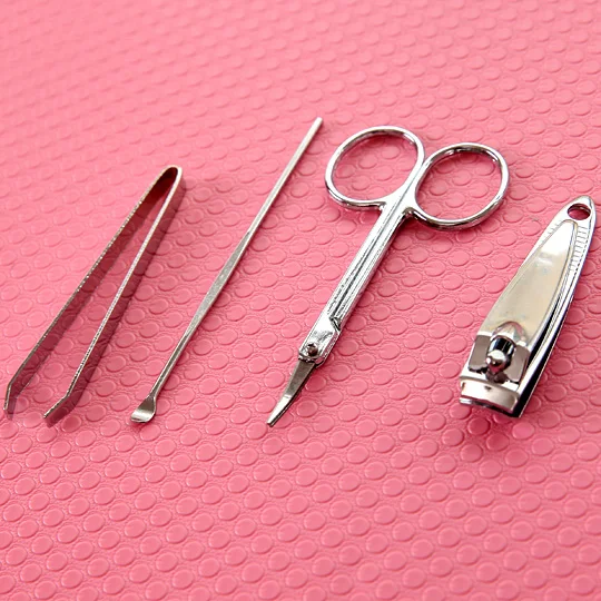 Stainless Steel Nail Clipper Knife Set Nail Cute Clipper Nail Eyebrow Scissors Tweezer Tool Beauty Personal Care Set Sale