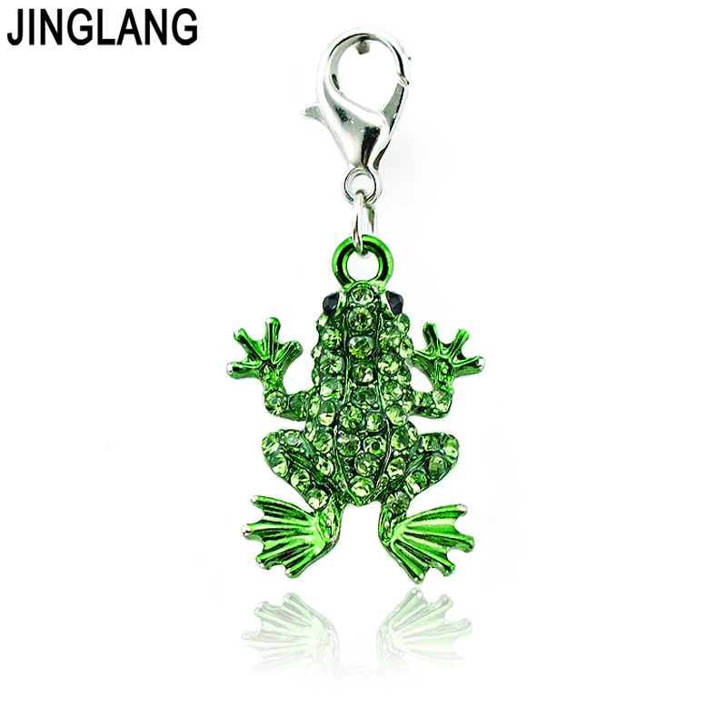 JINGLANG Lucky Hybrid Charms Colorful Alloy Pendant For Bracelet Necklace Jewelry Findings Craft Handmade 1 Psc