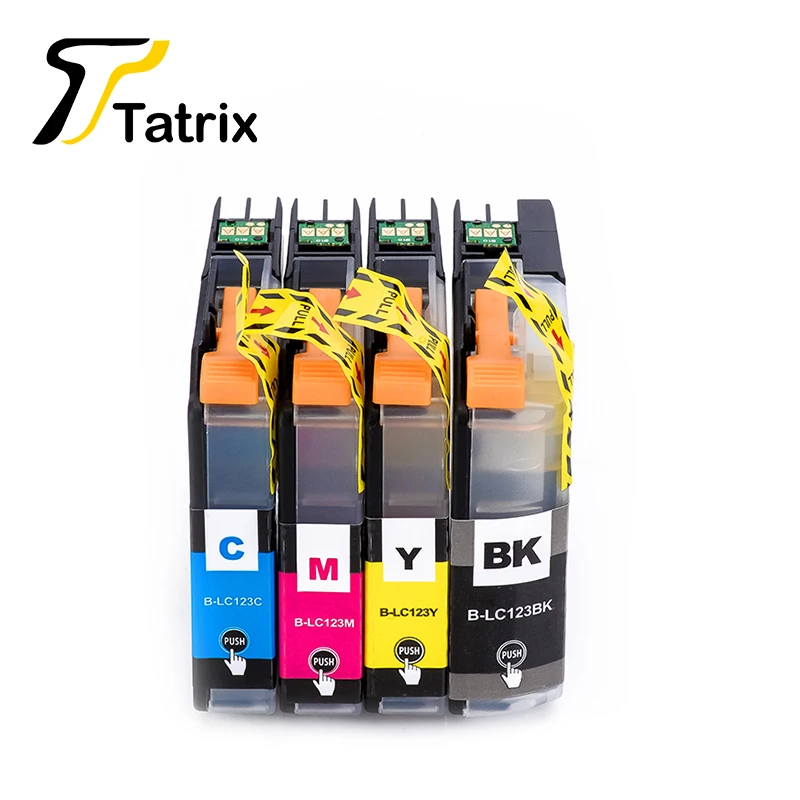 Tatrix LC123 LC121 Compatible Ink Cartridge For Brother DCP-J4110DW/J132W/J152W/ J552DW/J752DW MFC-J470DW J650DW J870DW J245