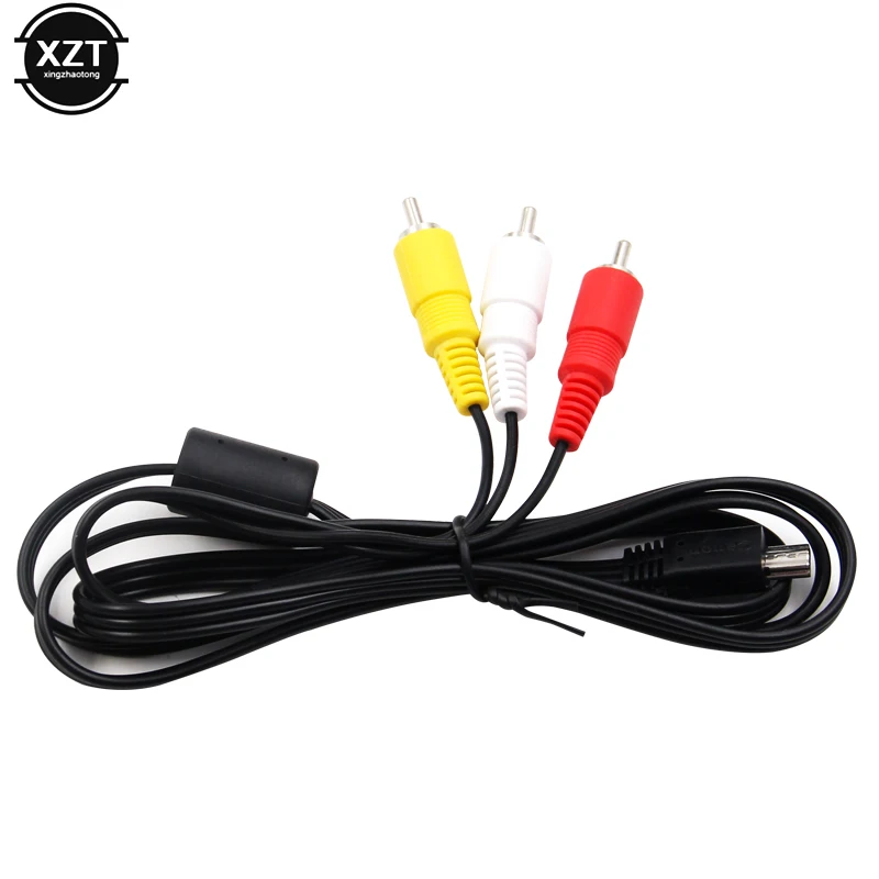 USB صغير إلى 3 RCA كابل AV كاميرا الصوت والفيديو لكانون EOS 5D2 5D مارك III 6D 7D 60D 70D 700D 760D G7X G1X DSLR كاميرا