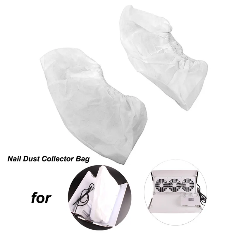 5/8 pièces, collecteur de poussière d\'ongles, sac de remplacement, aspirateur sacs Non tissés pour Machine de manucure Nail Art Sylon outils de