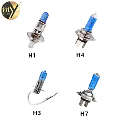 H1 H3 H7 H4 24V 100W Super Bright Fog Lights Halogen Bulbs High Power Headlight Lamp Car Light Source auto parking White