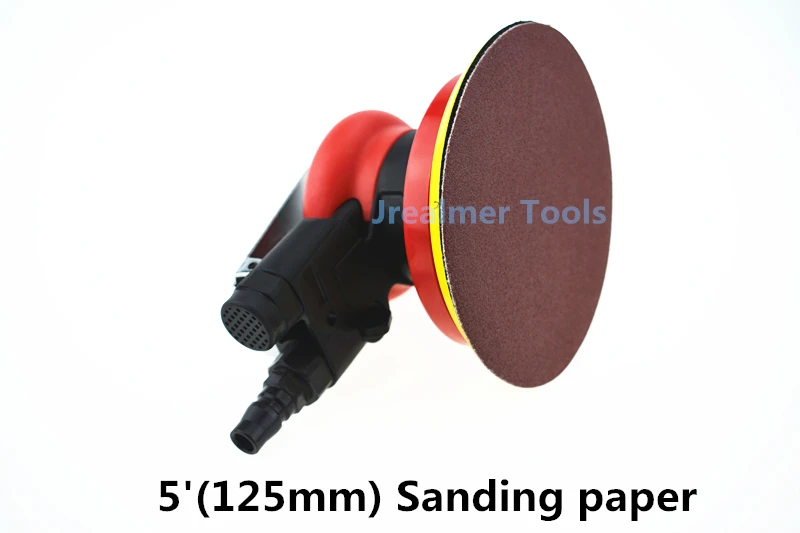 Jrealmer 5 Inch Random Orbital Air For Palm Sander & Car Polisher Vacuum Cleaner Set Tool 5inch Polishing Machine Powewr Tools