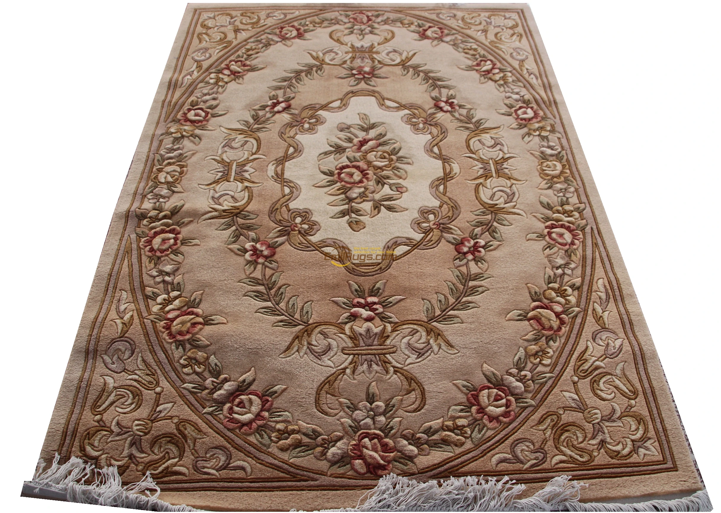 

European Savonnerie Thick And Plush Floral Trellis Design Rug Handmade Home Decore Geometric Art Decor Wool Knitting Carpets