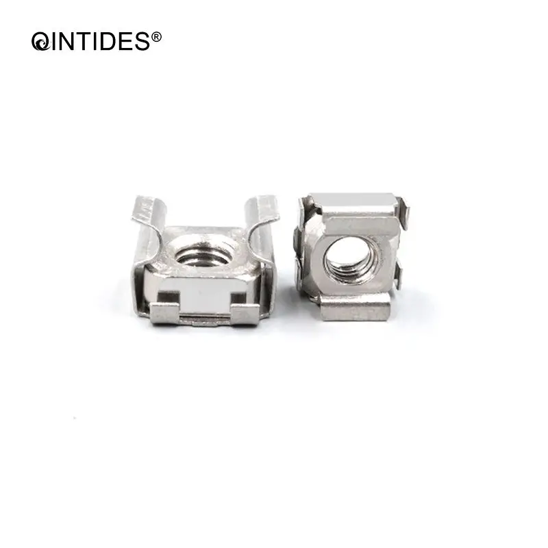 QINTIDES M4 M5 M6 M8 castle nuts 304 stainless steel Floating Nut Cage Nuts Cabinet Tin Nut