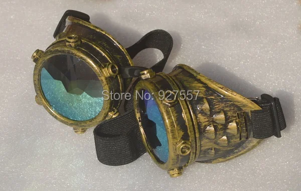 NOVELTY steam punk kaleidoscope glasses