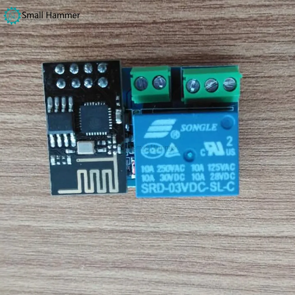 Small hammer IoT relay esp8266 remote web control smart home remote control switch module