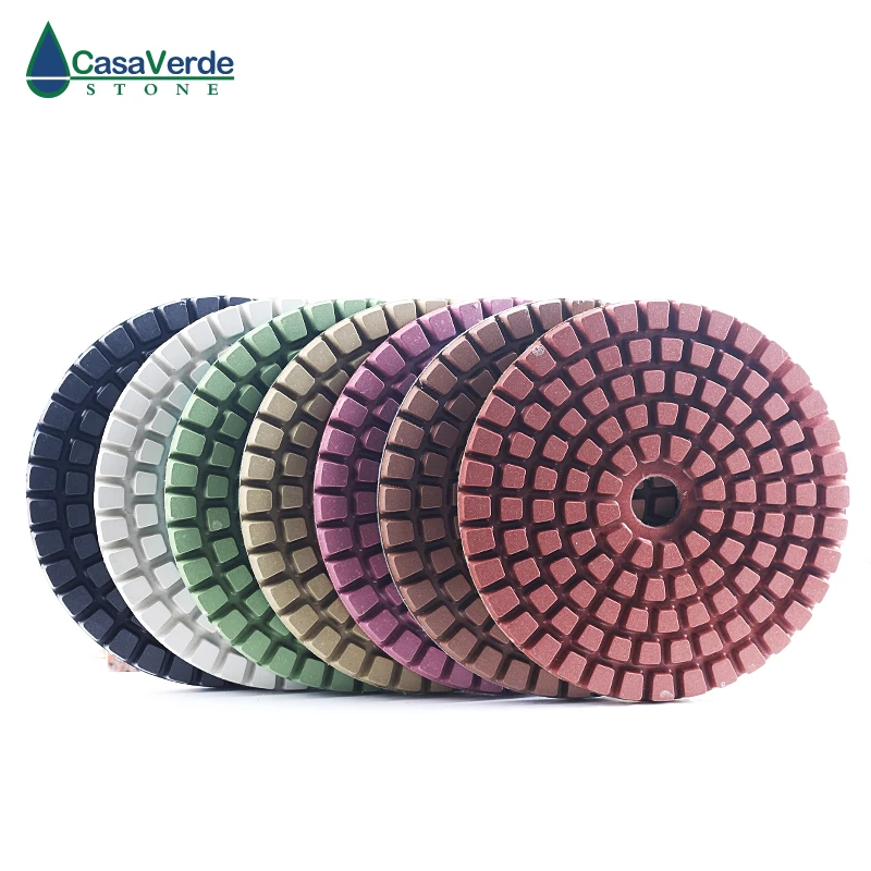 10 inch 250mm diamond wet polishing pads for polishing machine on stone surface