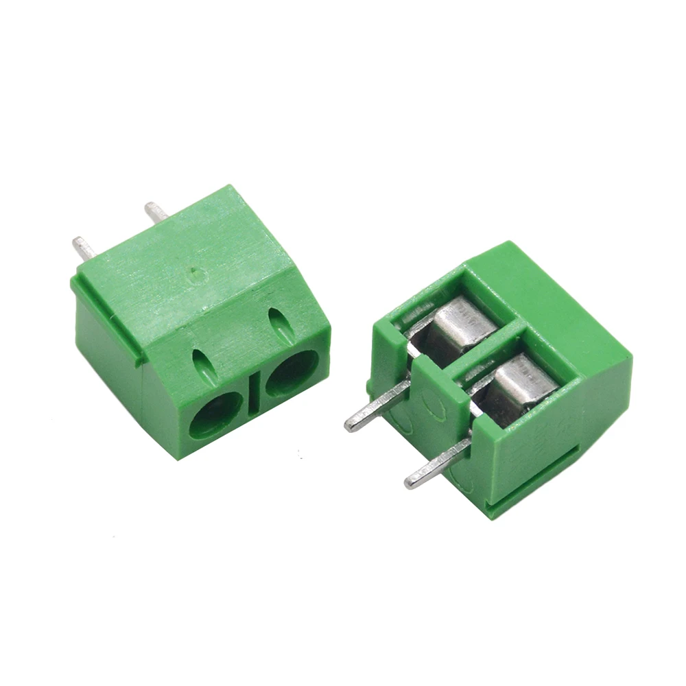 5PCS/lot KF301-5.0-2P KF301-3P KF301-4P Pitch 5.0mm Straight Pin 2P 3P 4P Screw PCB Terminal Block Connector