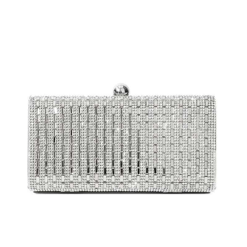 chain shoulder bags for Women Evening Bag Wedding Party Bags Diamond Rhinestone Clutches Crystal Bling Gold Clutch Bags Purses