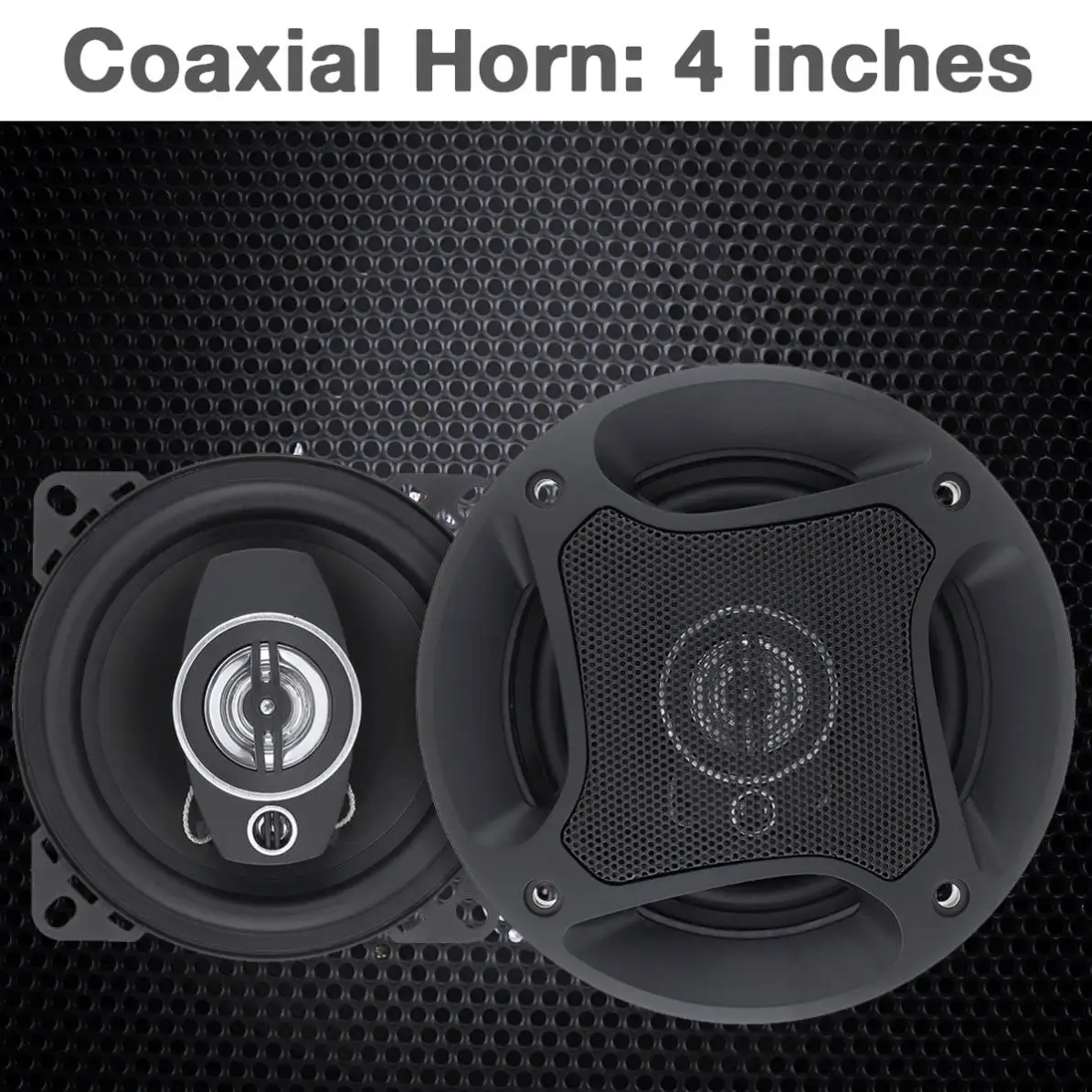 2Pcs 4 Inch 250W Auto Speaker Car Coaxial Audio Music Stereo Full Range Frequency Hifi Speakers Non-destructive Installation