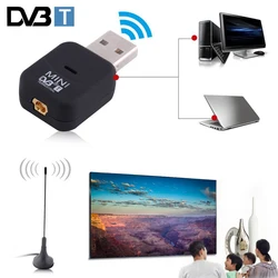 1Pc USB 2.0 Digital DVB-T SDR+DAB+FM HDTV Tuner Receiver Stick RTL2832U+ R820T2 Hight Quality