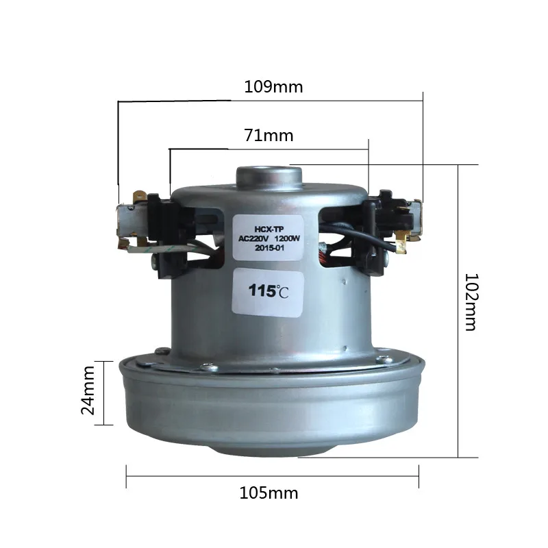 1 piece Vacuum Cleaner 1200W Motor for Philips FC8088 FC8089 Electrolux Z1340 QW12T-606 QW12T-607 QW12T-608 Parts accessories