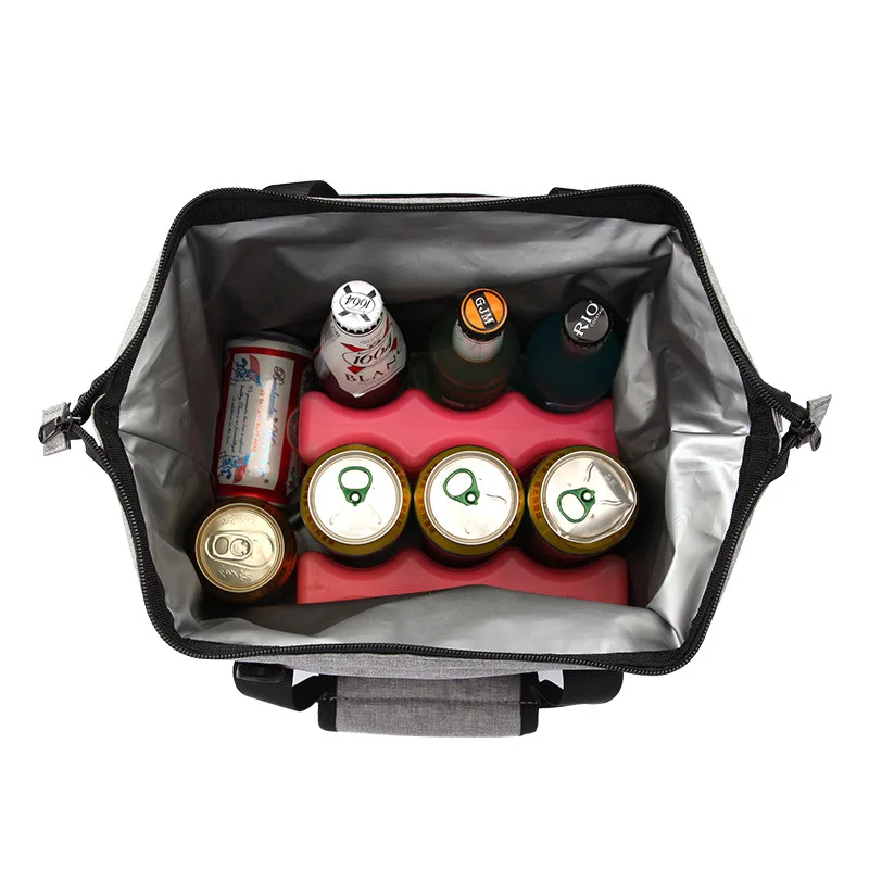 DENUONISS Large Beer Cooler Bag For Steak Thicken Folding Fresh Keeping Waterproof Insulation Thermal Bag Insulation Wine Bag