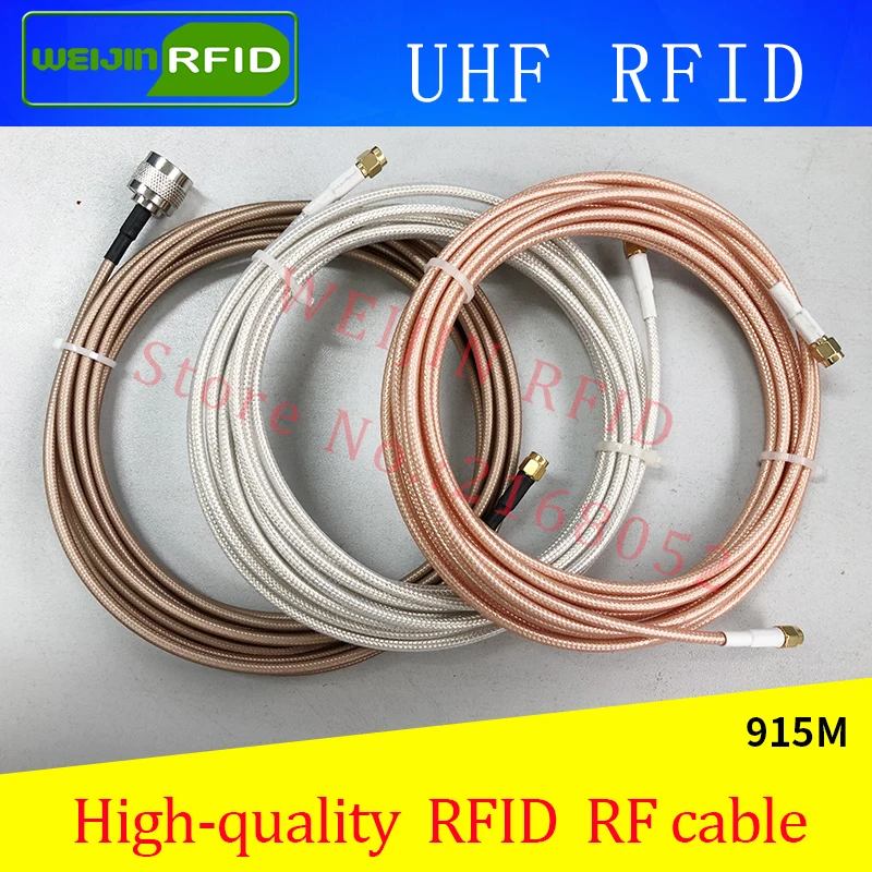 

UHF RFID antenna high quality connection line high temperature durable durable reader feeder RF cable 1 meters, customized