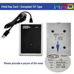 Encrypted Keycard encypted can be used directly by hotel CMYK printing support PVC T5577 T57/T5557 125KHz lock system key cards