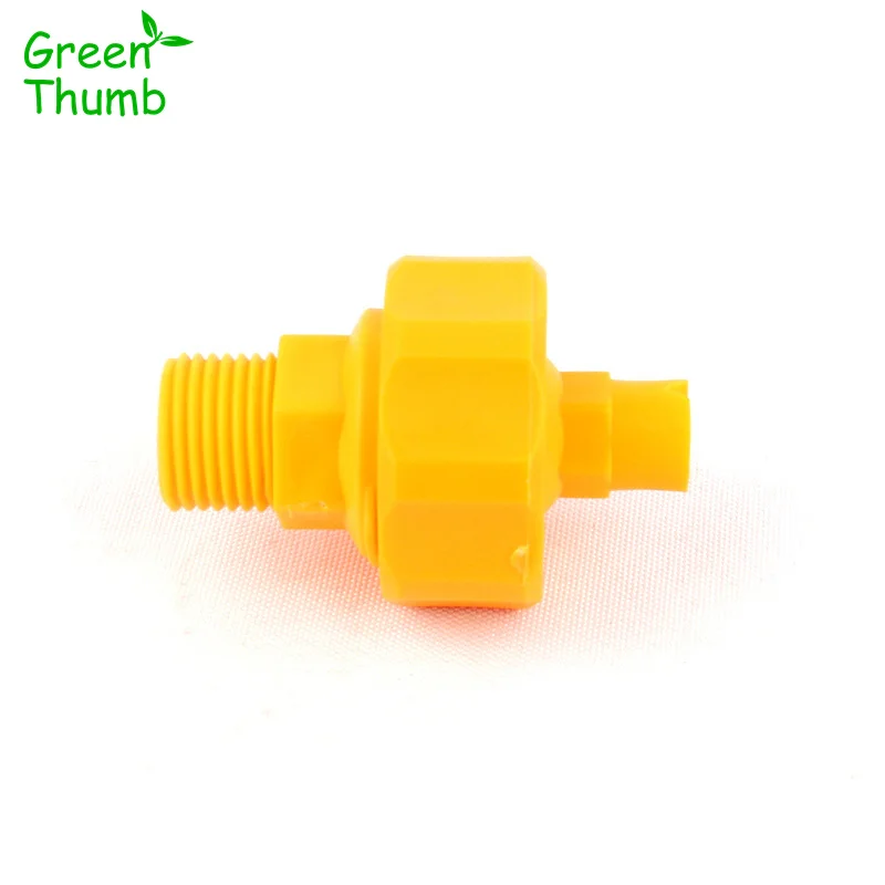 

16pcs 1/4"3/8"1/2"Male Thread Plastic Adjustable Thread Ball Sprayer Nozzle Flat Fan Washing Garden Flower Sprinkle Irrigation