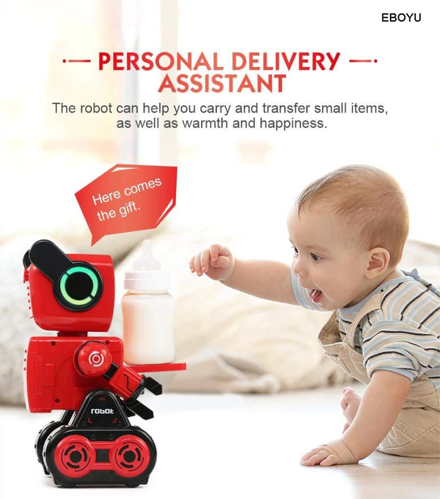 JJRC R4 CADY WILE RC Robot 2.4G Intelligent Remote Control Robot Advisor RC Robot Toy Coin Bank Gift for Kids