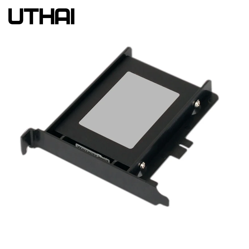 UTHAI G02 PCI Slot 2.5 Inch HDD/SSD  Mounting Bracket Hard Drive Adapter Chassis Rear Bracket Plastic