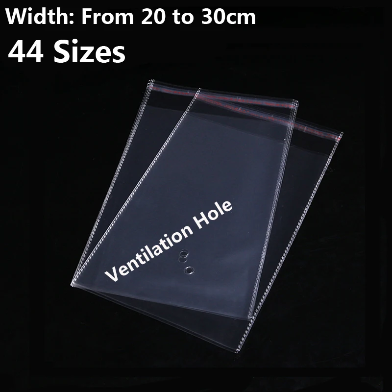 

Clear Self Sealing Resealable OPP Plastic Bag Jewelry Packaging Bags Transparent Self-adhesive Cellophane Gift Packing Poly Bags