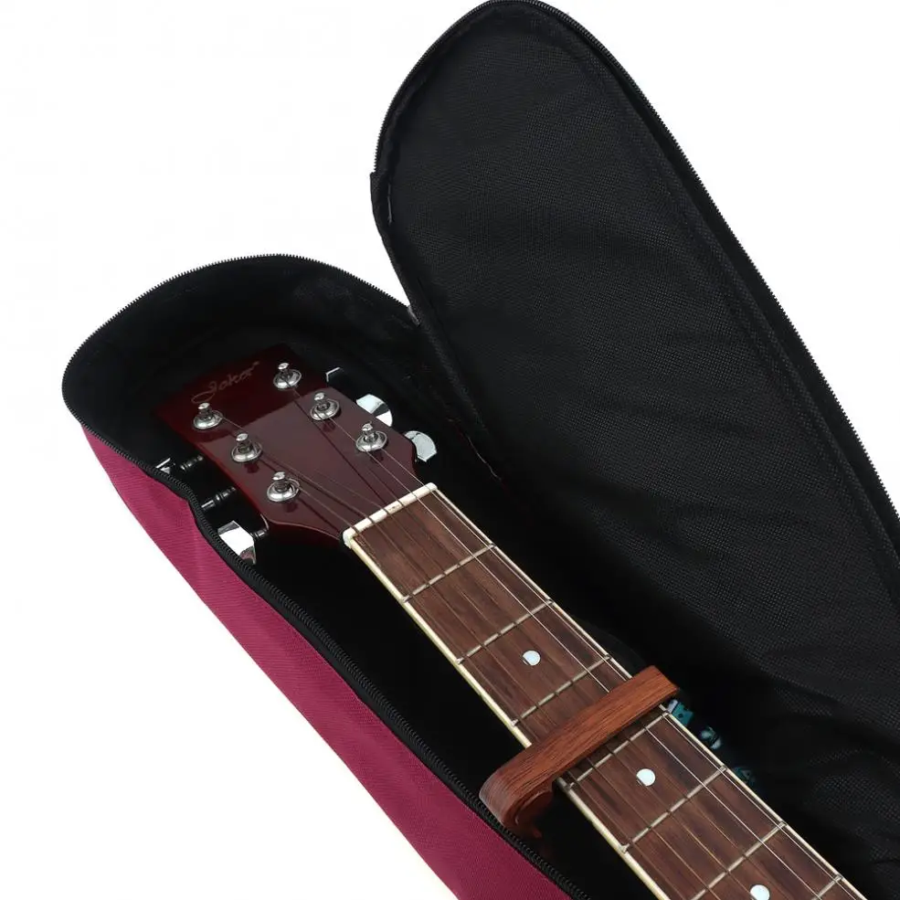 40/41 Inch Oxford Fabric Guitar Case Gig Bag Double Straps Padded 5mm Cotton Soft Waterproof Backpack Carry Case Cover