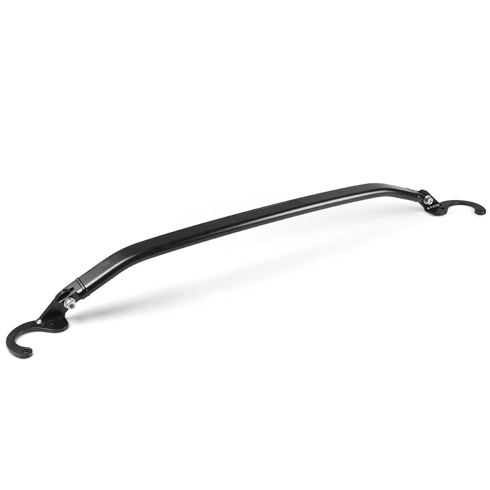 Front Strut Bar Black for Honda 92-00 Civic EG EK/93-97 Del Sol/94-01 Integra DC2 Front Upper Strut Brace Bar