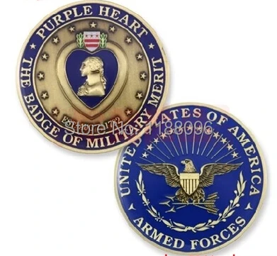 commemorative coins OEM custom usa military coins with enamel color