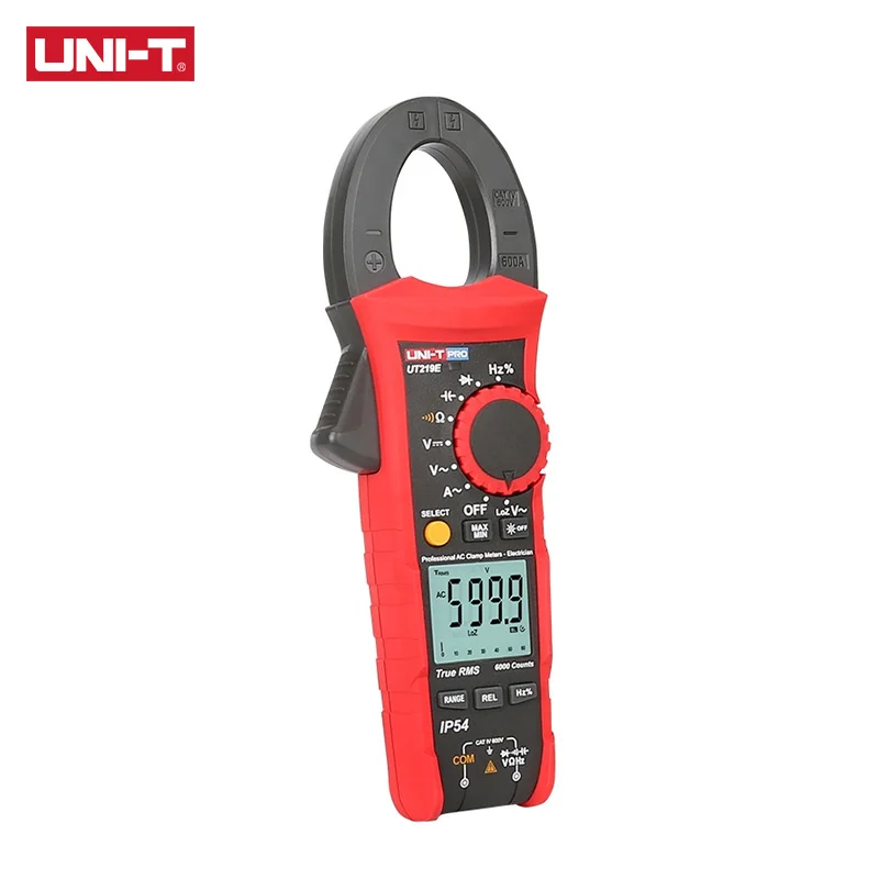 UNI-T UT219E Professional Clamp Meter Dustproof, Waterproof  True RMS Digital Ammeter LoZ Voltage Measurement 5Times Sampling