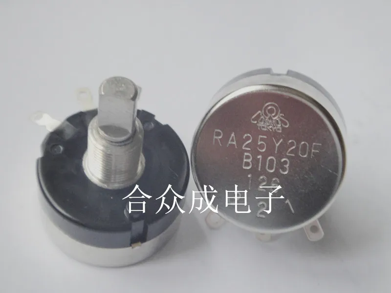 TOCOS imported genuine RA25Y20FB103 10K semi-shaft single winding wire potentiometer switch