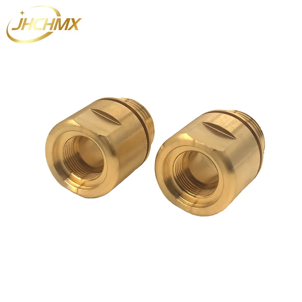O envio gratuito de 5 pçs/lote highyag adaptador bicos corpo titular cobre han's fibra cabeça do laser conector