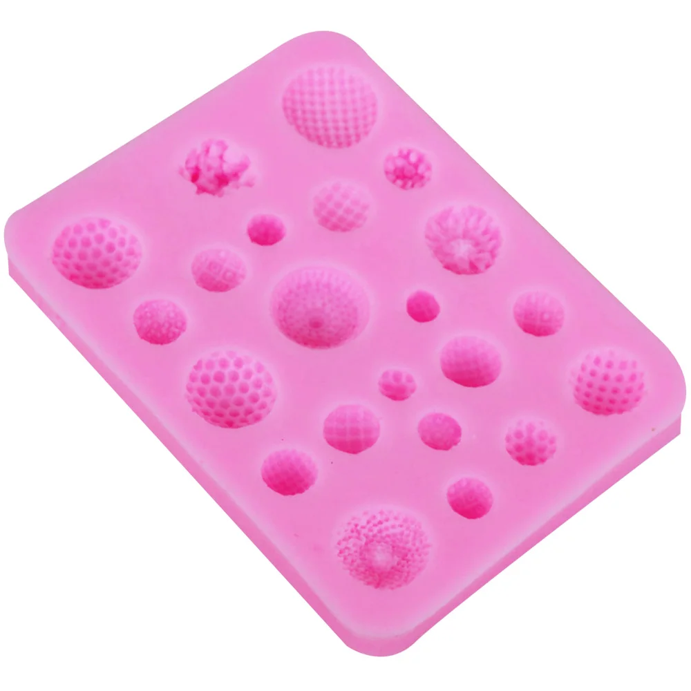 M077 Mini Flower Shower Silicone Mold Cake Decorating Tools Chocolate Cupcake Sugarcraft Polymer Clay Moulds Candy Baking Forms