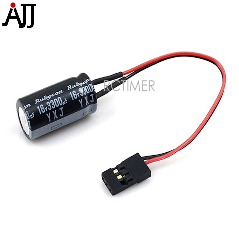 Rubycon YXJ Capacitor 16V 3300 with 100mm Cable CAP16V-3300