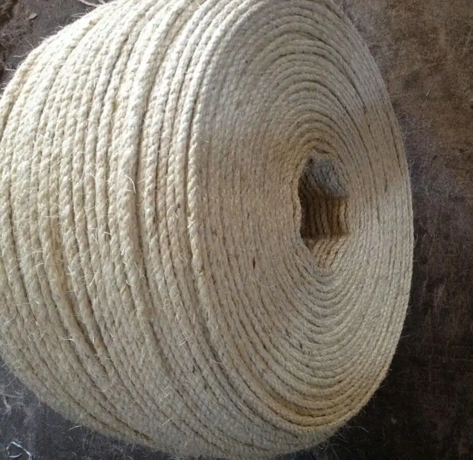 3M 5M Natural Sisal Rope Durable DIY Making Desk Chair Legs Cat Scratching Post Toy Cat tree Binding Material For Sharpen Claw