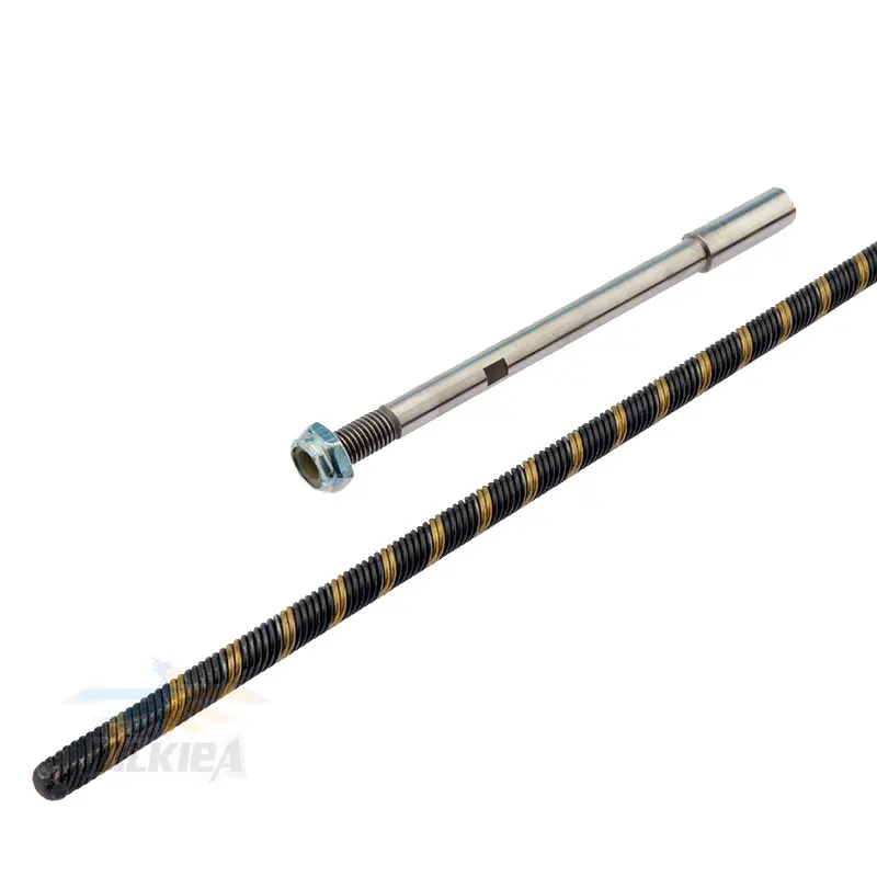 Rc قارب 6.35 مللي متر 1/4 "الكابلات المرنة + الدعامة رمح طول L300/400/500/600/700 مللي متر اليسار/الإيجابية فليكس رمح كابل لقارب الغاز نيترو Rc #5