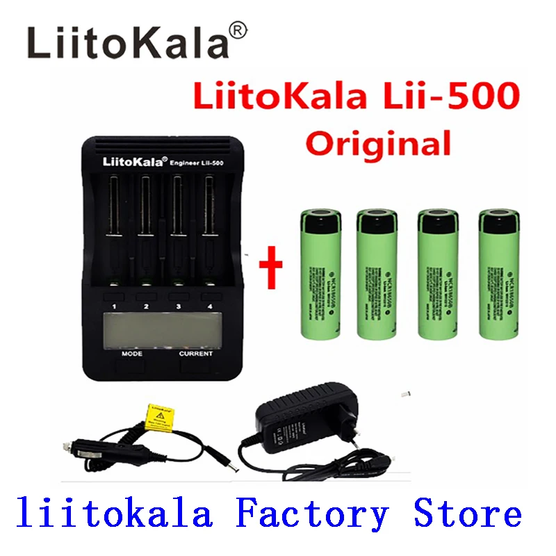 Liitokala lii-500 Lii-PD4 lii-PL4 Lii-S1 LCD 3.7V/1.2V 18500/26650/16340/14500/10440/18650 Battery Charger 18650 3400mah battery