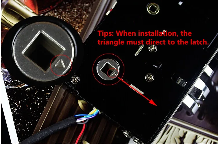 Digital ANSI  125Khz T5577 RF RFID Card Key Reader Electronic Hotel  Card Door Lock  ET100RF
