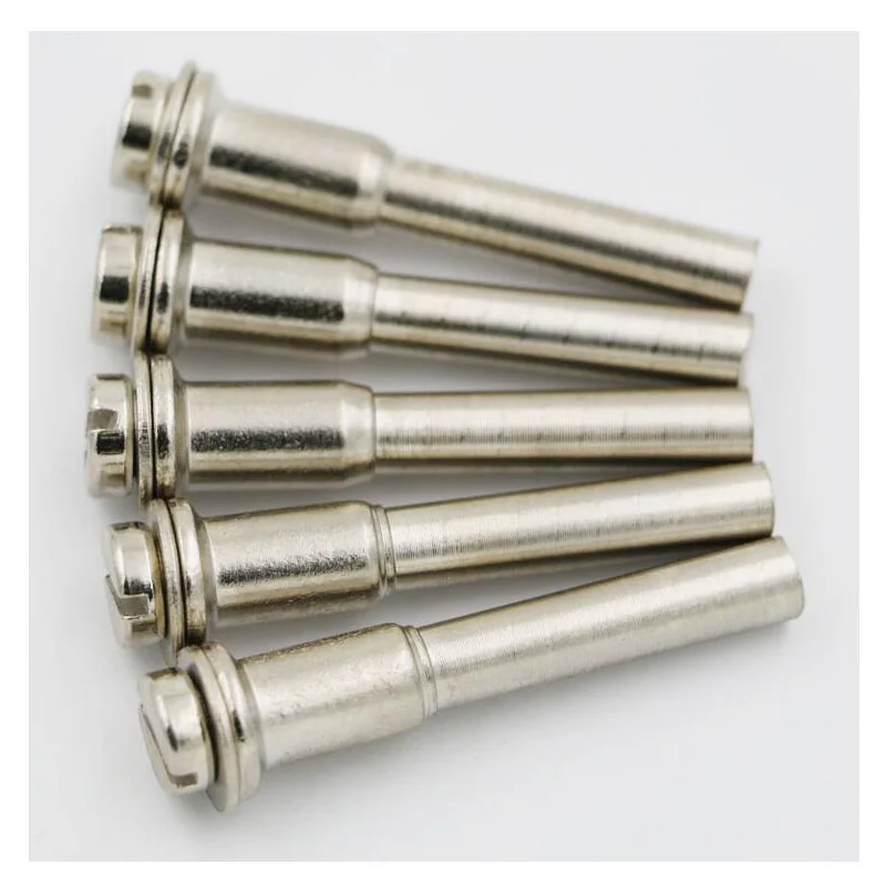 HOEN 5pcs 6mm High Speed Steel Mandrel Dremel Screw Mandrel Shank 6mm Cut-off Wheel Dremel For Dremel Rotary Tool